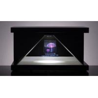 China Floating holographic picture quality 3D Hologram Pyramid Display Showcase 3 Side on sale