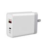 45W GaN PD Fast Charger EU Plug with 1 USB-C and 1 USB-A Port