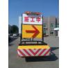 China Liftable Aluminum 129kg Warning Mobile Vehicle Barrier Electrostatic spraying wholesale