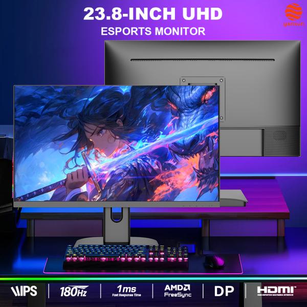 Lightweight 23.8 Inch 180 Hz Gaming Monitor UHD Resolution 300cd/M2 Brightness OEM Brand