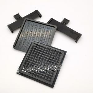 China Custom Optoelectronic Chip Waffle Pack Tray Cover Clip PC PP Material supplier