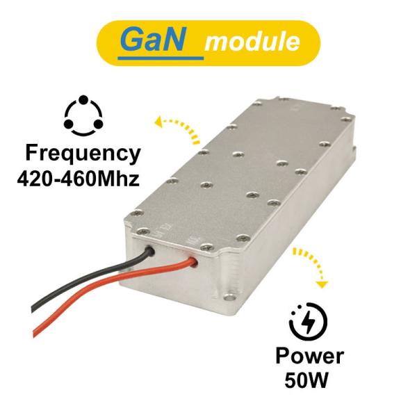 Module anti-drone de l'amplificateur de puissance RF GaN de 50 W (420-460 MHz)