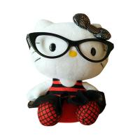 China Glasses Hello Kitty Stuff Toy Stuffed Animal Plush Toys on sale