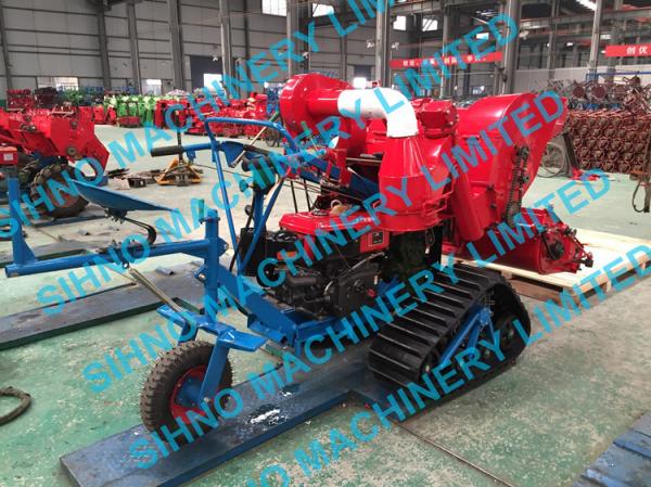 14 HP diesel engine mini wheat rice combine harvester