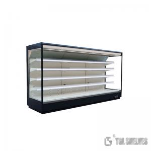 China TGL Commercial Display Freezer , Open Air Beverage Cooler 0-10degree Temperature supplier