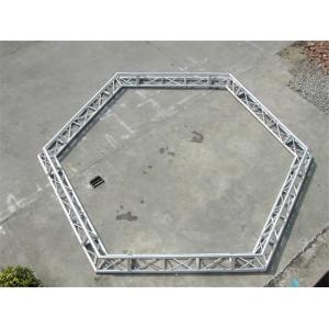 China Hexagonal Octagonal Square Circular Truss Aluminum 300X300 mm For Concert supplier