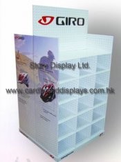 China fournisseur fait sur commande d'affichage de palette de carton avec l'impression UV wholesale