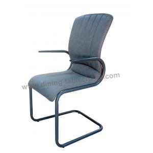 Hotel Use Upholstered Restaurant Dining Chairs U Suspending Legs Skin Friendly