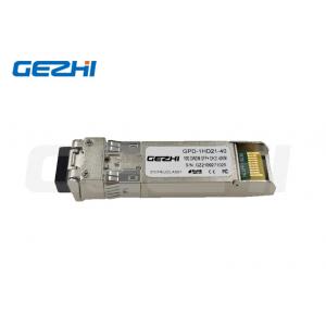 10G DWDM SFP+ Transceivers 40KM 16dB EML C-Band 50GHz 100GHz 200GHz ITU Grid