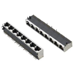 China enchufes modulares del multi-puerto 1x8, en ángulo recto, golpecito-abajo, protegido wholesale