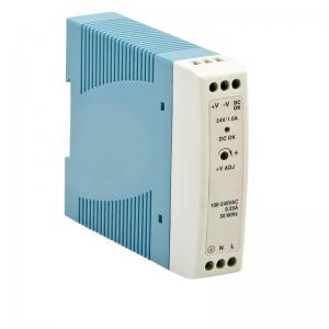 China Single output DIN rail power supply 20W 15V 1.34A MDR-20-15 supplier