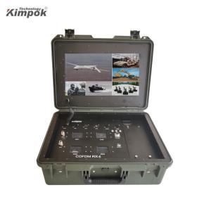 China 10kg RF power 43dBm 6 Channels COFDM Video Transmitter 20 watt HD 1080P Wireless AV Communication wholesale