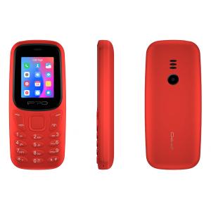China 0.08MP Camera IPRO Mobile Phone , Bluetooth Dual Sim Cell Phone 800mAh Red Color supplier