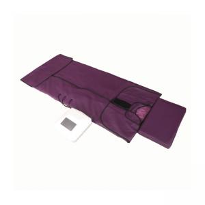 China 3 Zone Purple Low Emf Far Infrared Sauna Blanket With Photon Light supplier
