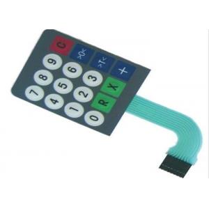 Waterproof Silicone Rubber Keypad Membrane Switch For Telephone And Audio Equipment