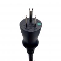 China 3 Pin USA Power Cord NEMA 5-15P To IEC C13 Green Dot US Medical Plug on sale