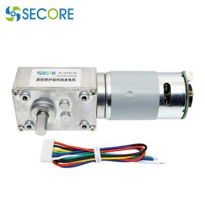 China 100KHz Encoder Turbo Gear Worm Motor High Torque 105RPM For Robot supplier