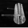 China Frosted Transparent Quartz Glass Tube Ideal For Temperature And Corrosive Environments wholesale