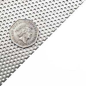 China Plaque micro perforée en acier inoxydable trou rond filet filtrant perforé supplier