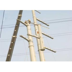 China 5m - 100m 33kv Transmission Line Towers , Steel Pole Tower ISO Certificated supplier