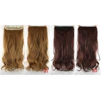 China Girls 24 Inch Synthetic Hair Extensions Natural Curly Human Hair Ponytail on sale
