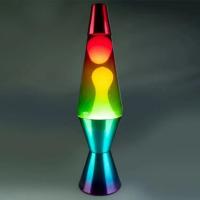 China 13 inch Original lava lamps,glass body,metal base and top for sale
