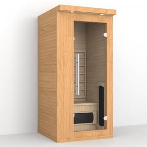Indoor Sauna Room 1 - 2 Person Far Infrared Sauna With Red Light Capsule