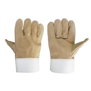 China Two Layer Suede Welder Gloves Half-Leather Gloves Electric Welding Labor Insurance Gloves supplier