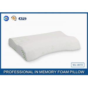 China Large Cleaning Memory Foam Massage Pillow For Bed Sleeping , Crescent Shape supplier