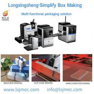 1246B Fully Automatic Rigid Box Set Up Box Folding Machine For Paper Lining,