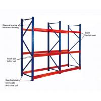 China Medium Duty Industrial Steel Shelving , Sturdy Warehouse Storage Shelves on sale