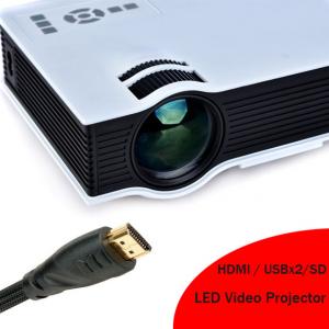 2016 New Arrival HD LED Projector Built In Speaker HDMI Support 1080p LED Video Projecteur