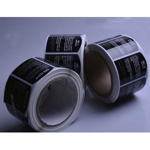 China Manufacturer Custom adhesive plastic roll labels stickers for Packaging supplier