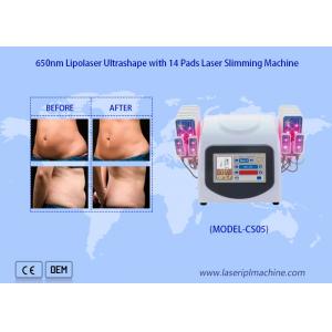 China 650nm Lipo Laser Pads Laser Liposuction Machine For Reduce Cellulite Fat Removal supplier