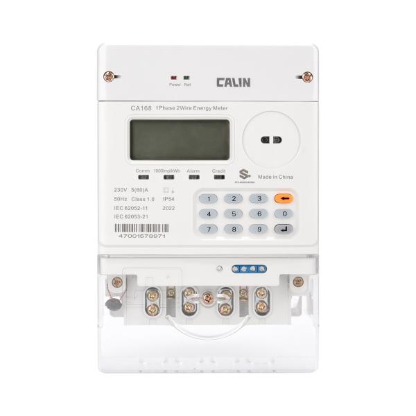 Strong Smart Prepaid Electricity Meters with IEC Standards and Remote Control for Flexible Utility Management