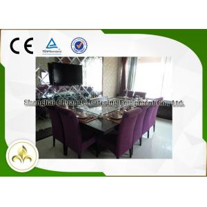 China Electric Tube Heating Eight Seats Rectangle Teppanyaki Grill Table supplier