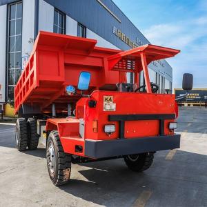 Load Unloading Wagon Underground Mining Truck 4 Wheeler  Maneuverable Design