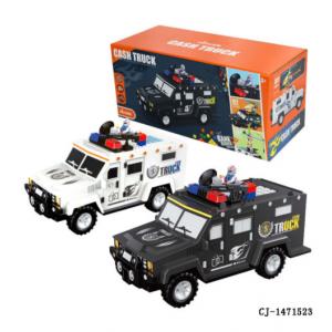 Children  Building Blocks Multifunction Creative Educational Toys Sliding Police Car