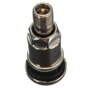 China Zinc Alloy Tubeless Car Tyre Valve Silver MS525 5.2 X 0.5 Cm With Dust Caps supplier