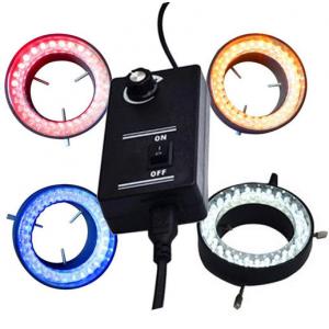 China Colorful Yellow Red Microscope Led Ring Light Microscope Ring Light Illuminator supplier