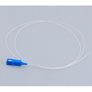 China Fiber optical pigtail SC/UPC singlemode G652D simplex 0.9mm white LSZH cable supplier