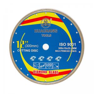 China 12inch 300mm Porcelain Diamond Blade For Cutting Porcelain Tiles 25.4mm Bore supplier