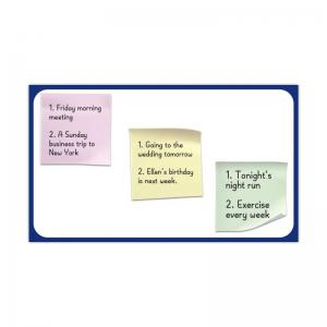 Double Sides Sticky Reusable Magnetic Memo Strip Notice Board For Fridge