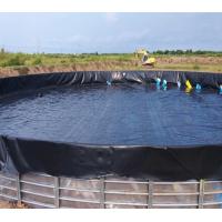 China 0.75mm HDPE PVC Geomembrane Circular Tanks for Fish Farming in Office Building Design on sale