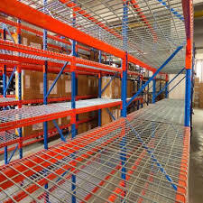 China Wire Mesh Rack Decking 1.5mm 1.8mm 2.0mm Thickness , Warehouse Wire Decking wholesale