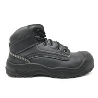 China Black Military Safety Boots Fashionable Design EVA Midsole Strict QC Waterproofing on sale