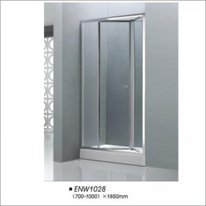 Professional Bathroom Folding Door Shower Screen Tempered Glass Easy Installation