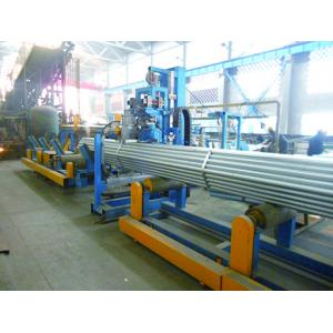 China Pipe Horizontal Packing Machine Tube Mill Auxiliary Equipment Blue Colour supplier