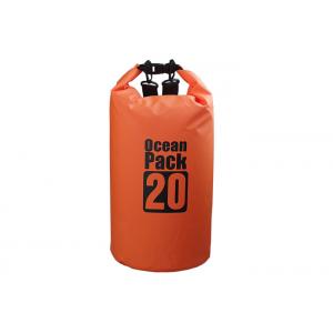 20l Roll Top Dry Bag 500d Pvc Tarpaulin Waterproof With Two Shoulder Straps