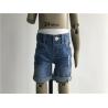 China Boys Stretch Denim Shorts / Boys Patchwork Shorts With Roll Up Hem TW80177 TW80178 wholesale